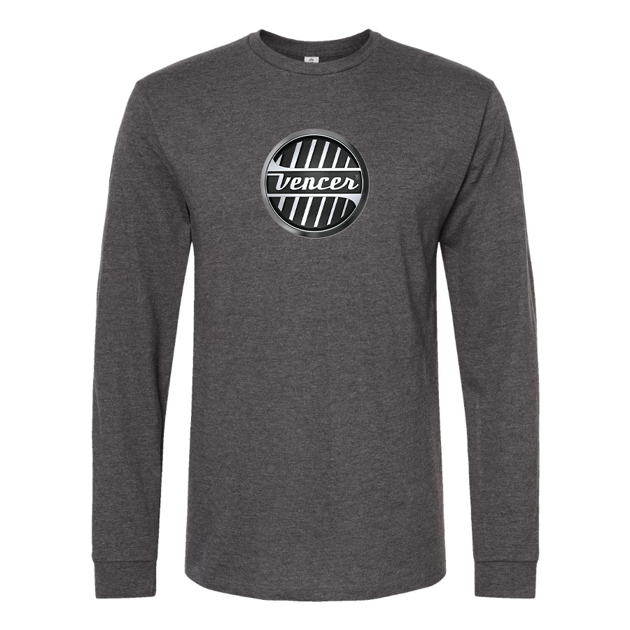 Men's Vencer Logo Cotton Long Sleeve T-Shirt