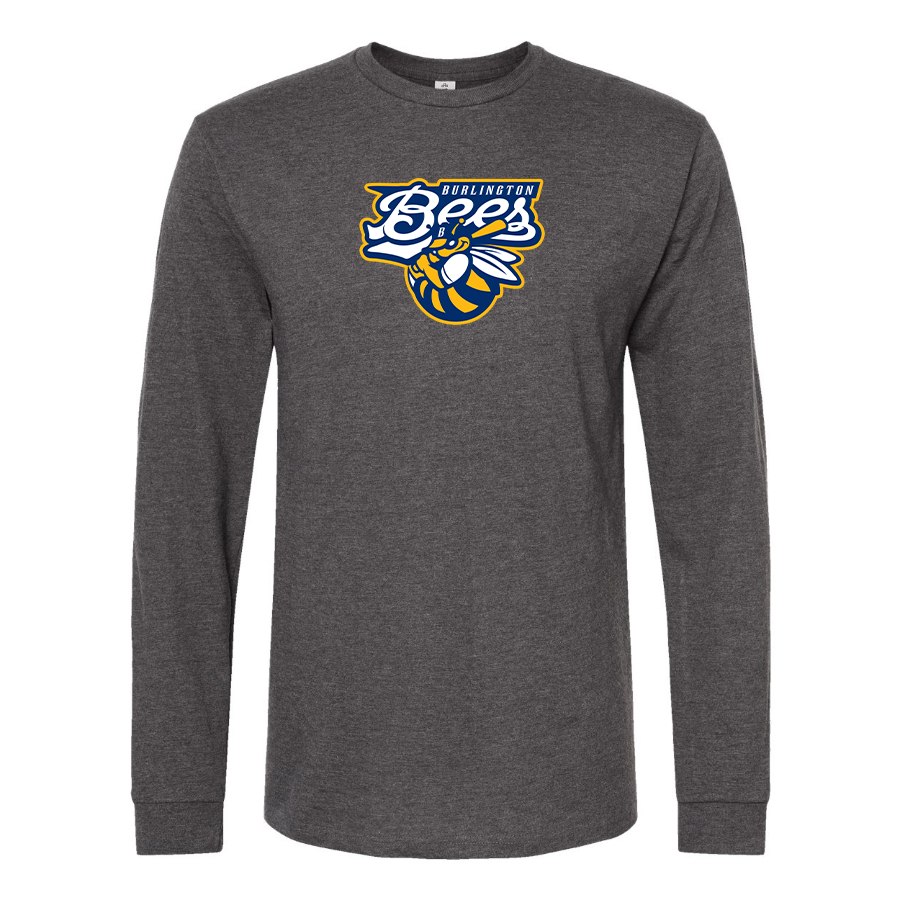 Men's Burlington Bees  Logo Cotton Long Sleeve T-Shirt