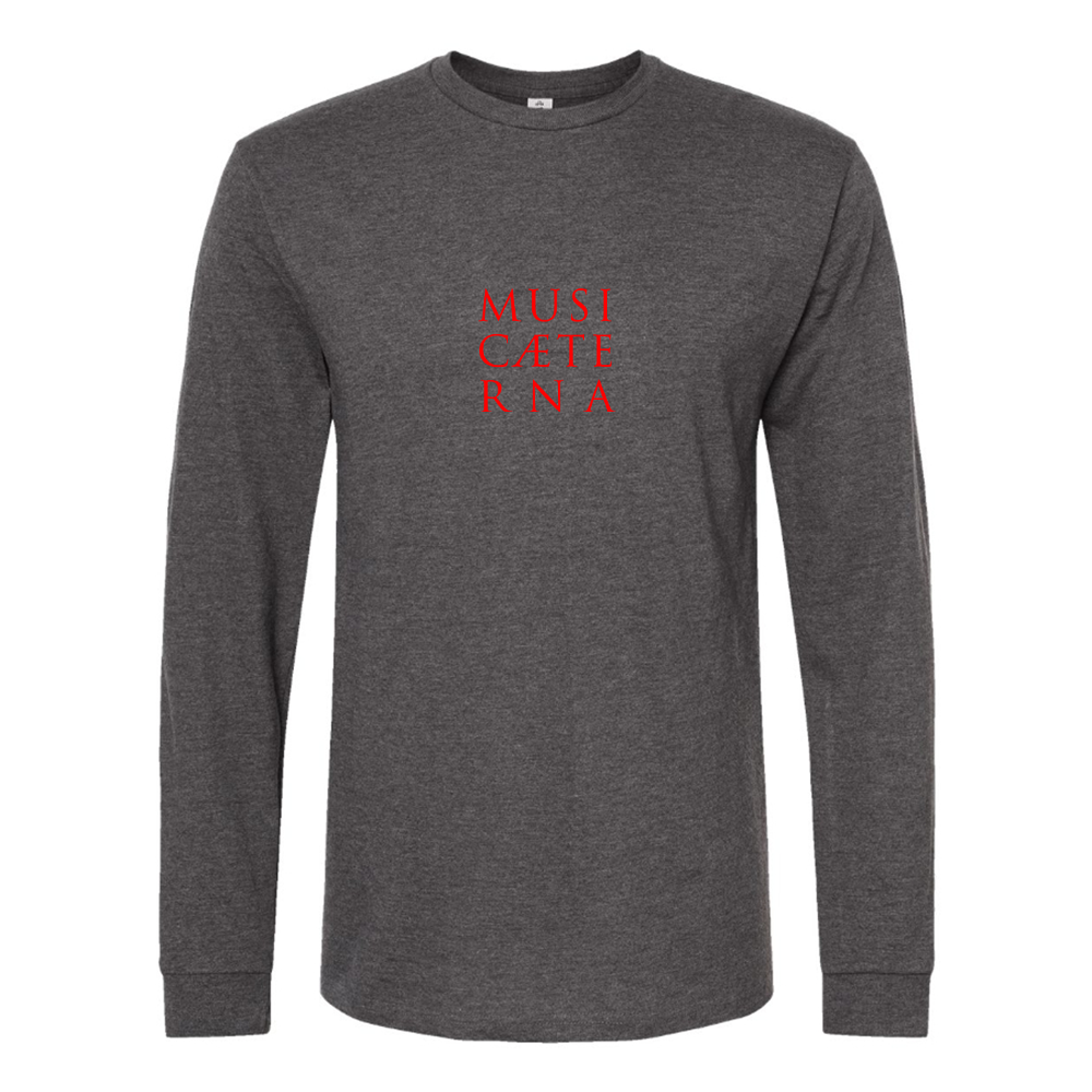 Men's Music Aeterna  Logo Cotton Long Sleeve T-Shirt