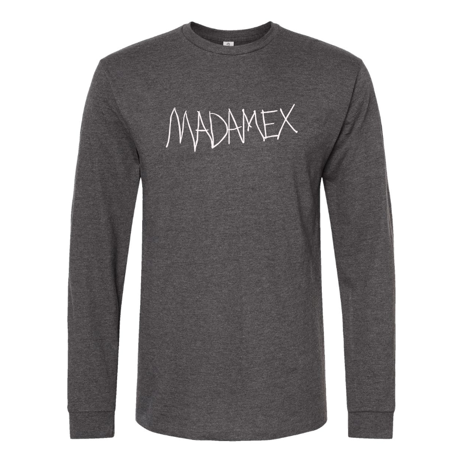 Men's Madonna  Logo Cotton Long Sleeve T-Shirt