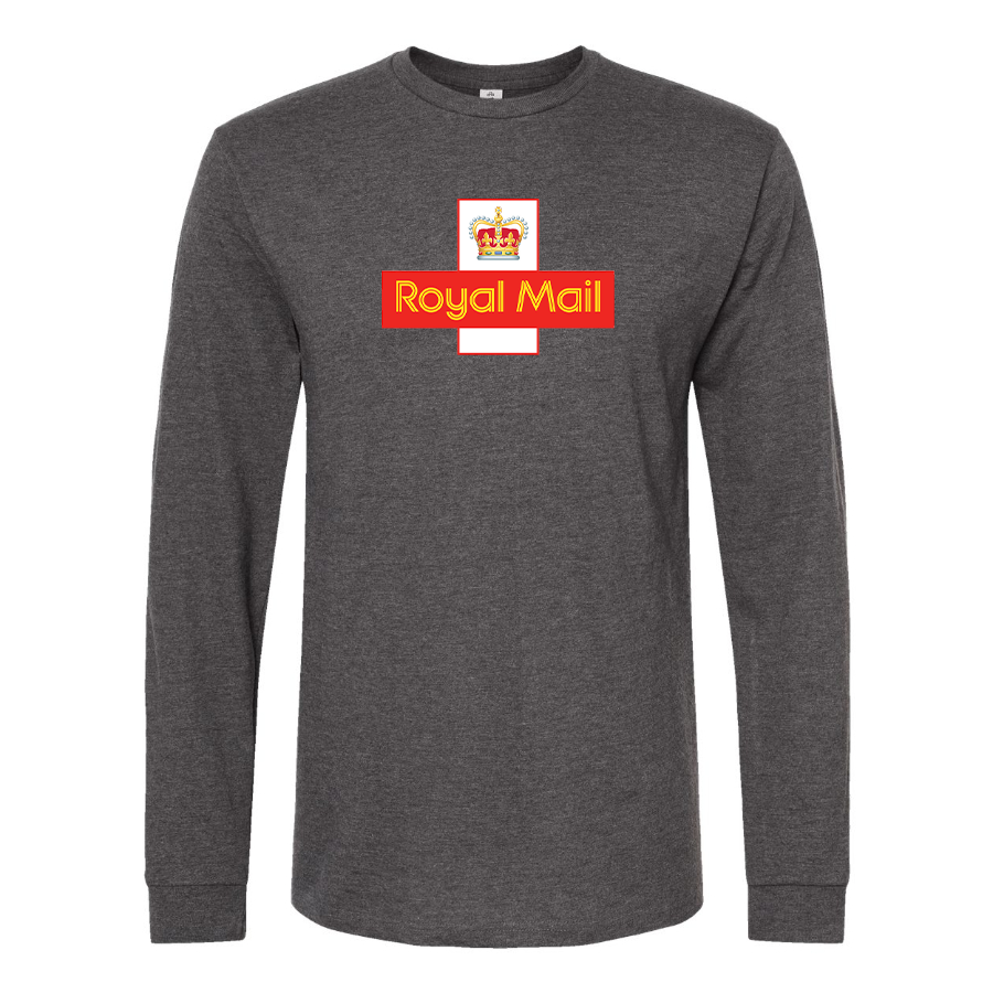 Men's  Royal Mail    Logo Cotton Long Sleeve T-Shirt