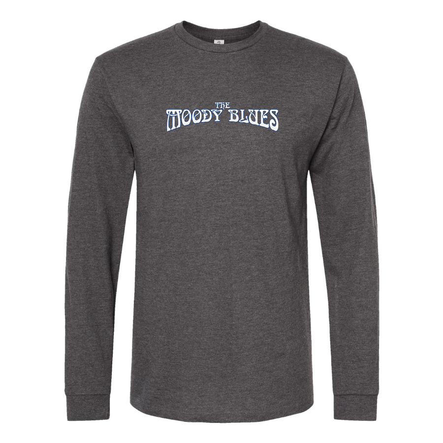 Men's The Moody Blues Logo  Cotton Long Sleeve T-Shirt