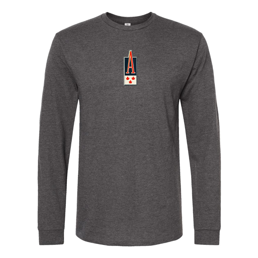 Men's Acadian Logo Cotton Long Sleeve T-Shirt