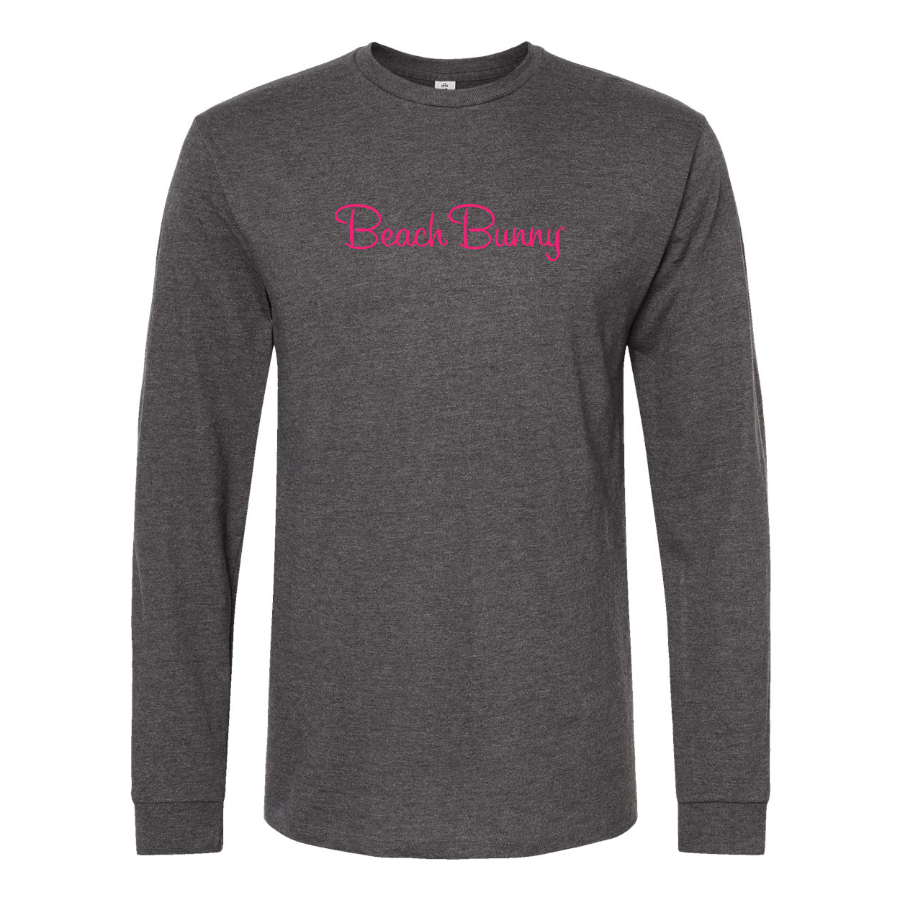 Men's Beach Bunny Logo Cotton Long Sleeve T-Shirt