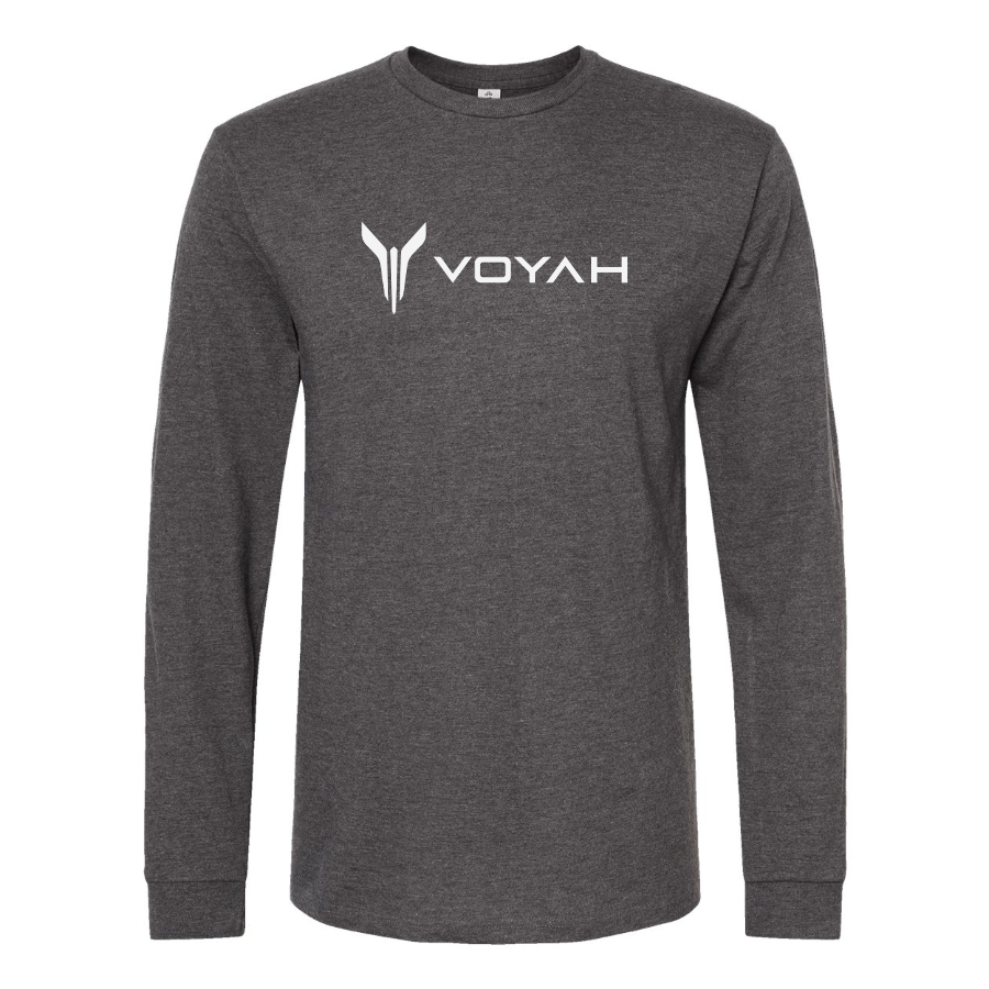 Men's Voyah  Logo  Cotton Long Sleeve T-Shirt