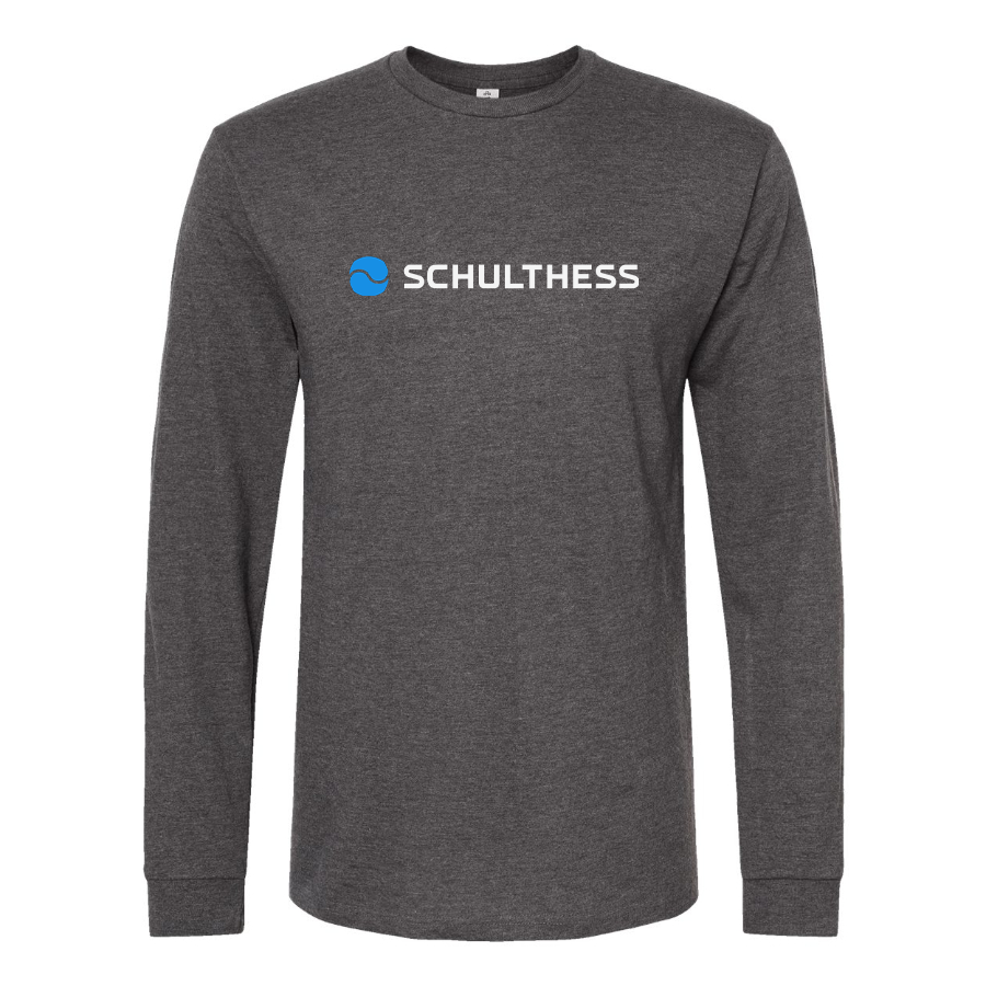 Men's  Schulthess Logo Cotton Long Sleeve T-Shirt