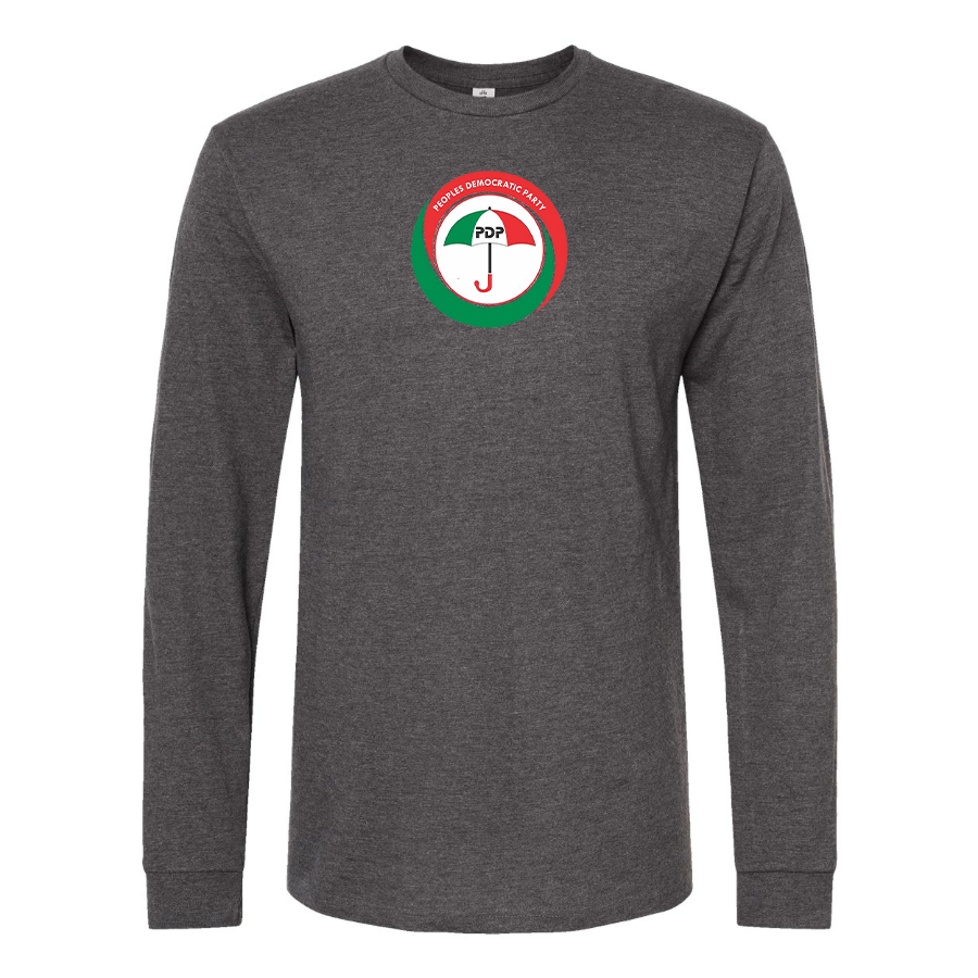 Men's  PDP Logo  Cotton Long Sleeve T-Shirt