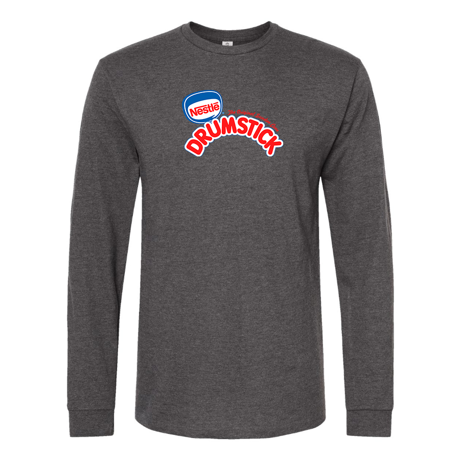 Men's Drumstick Logo Cotton Long Sleeve T-Shirt