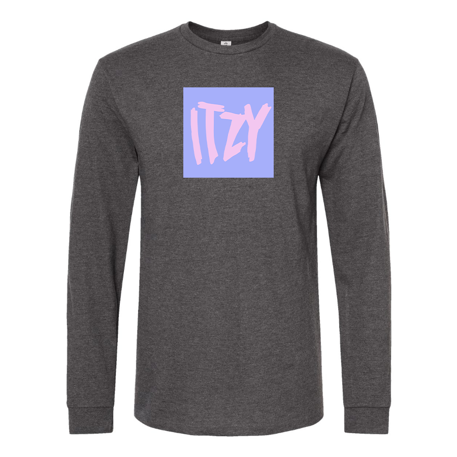 Men's Itzy Logo Cotton Long Sleeve T-Shirt