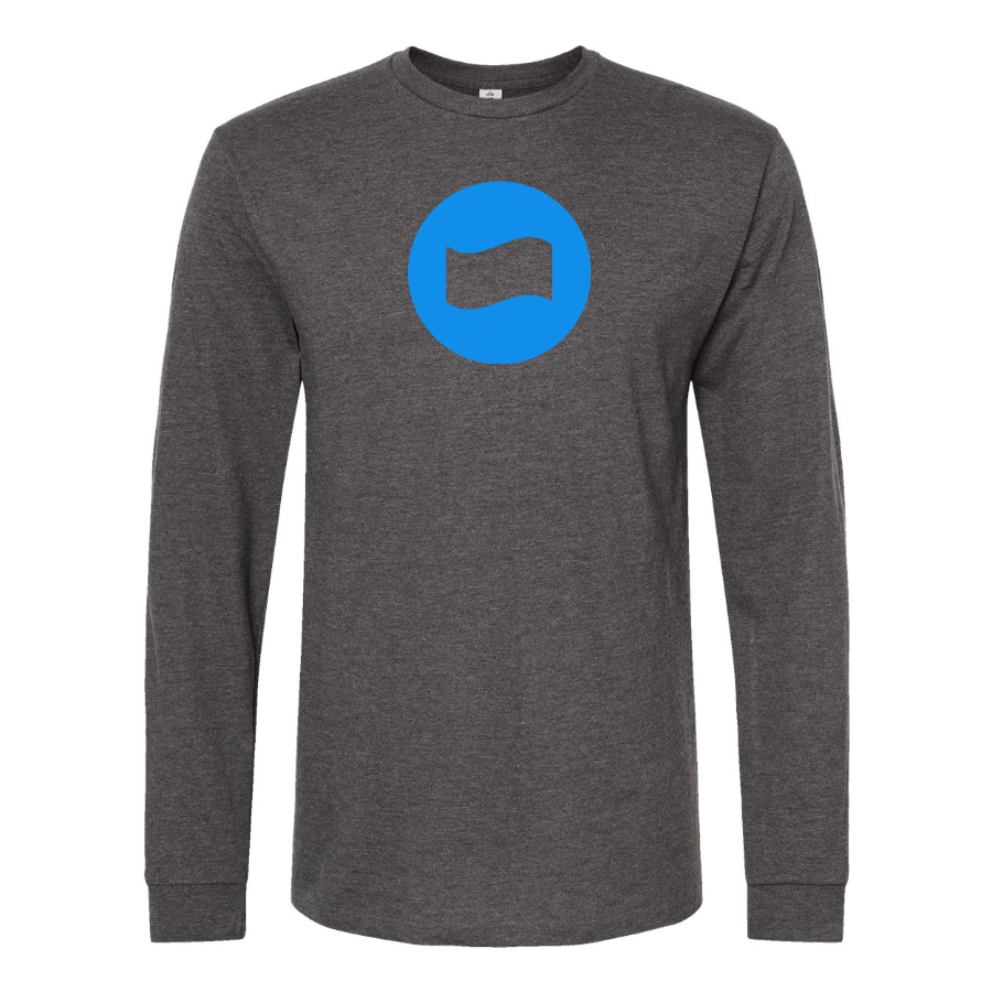 Men's Dana  Logo Cotton Long Sleeve T-Shirt
