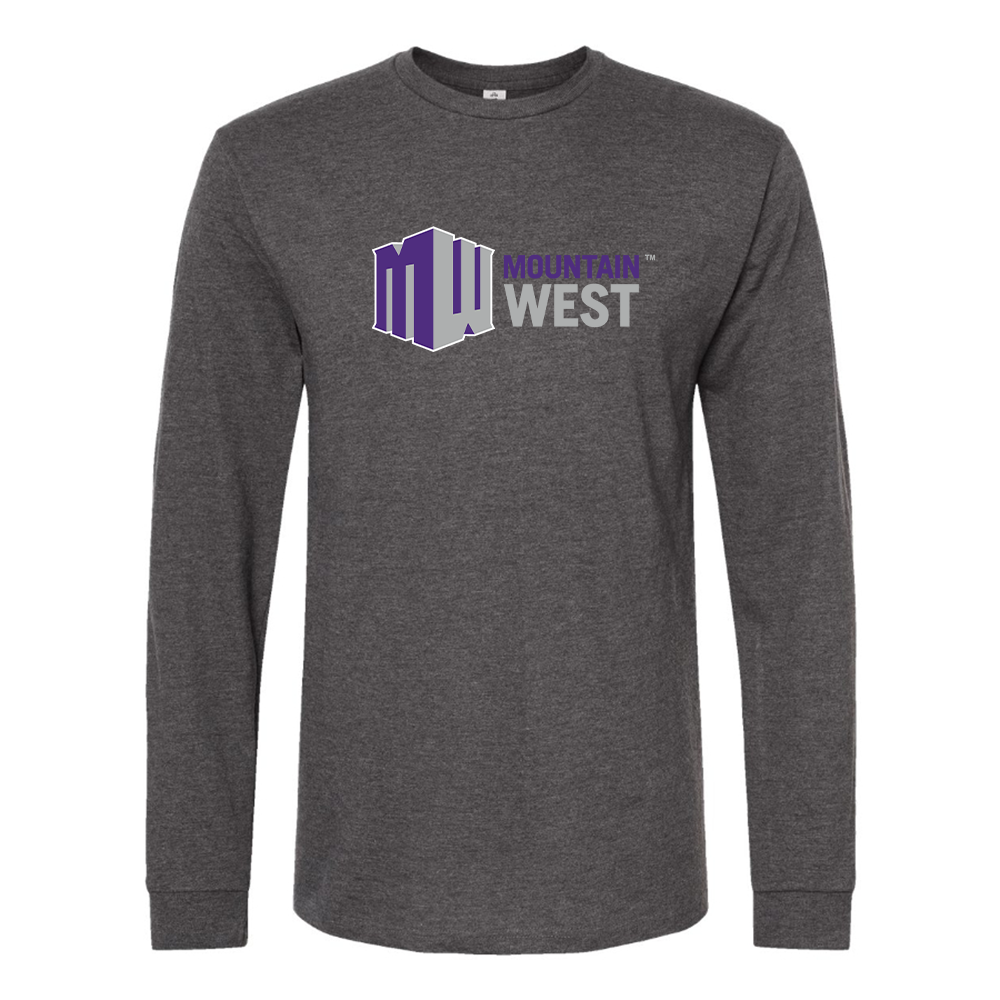 Men's Mountain West Conference Logo Cotton Long Sleeve T-Shirt