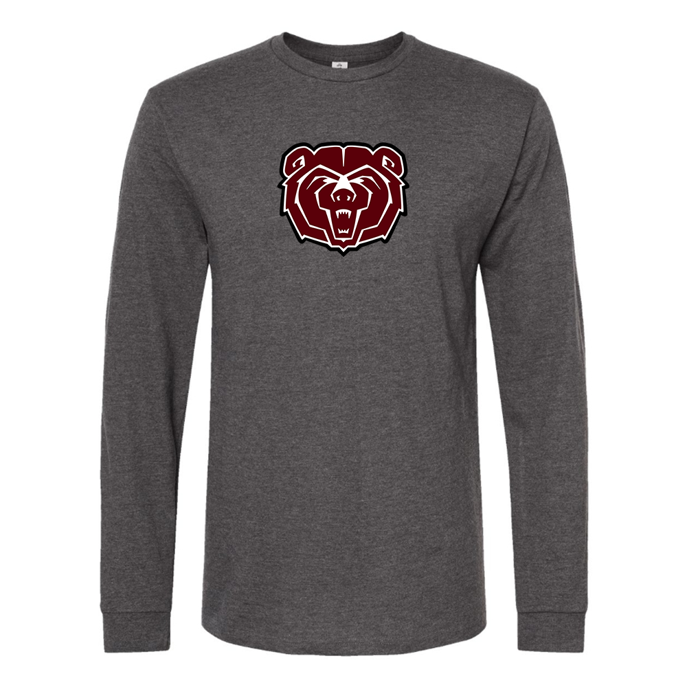 Men's  Missouri State Bears  Logo Cotton Long Sleeve T-Shirt