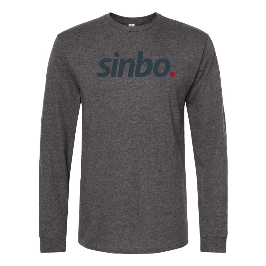 Men's Sinbo Logo Cotton Long Sleeve T-Shirt