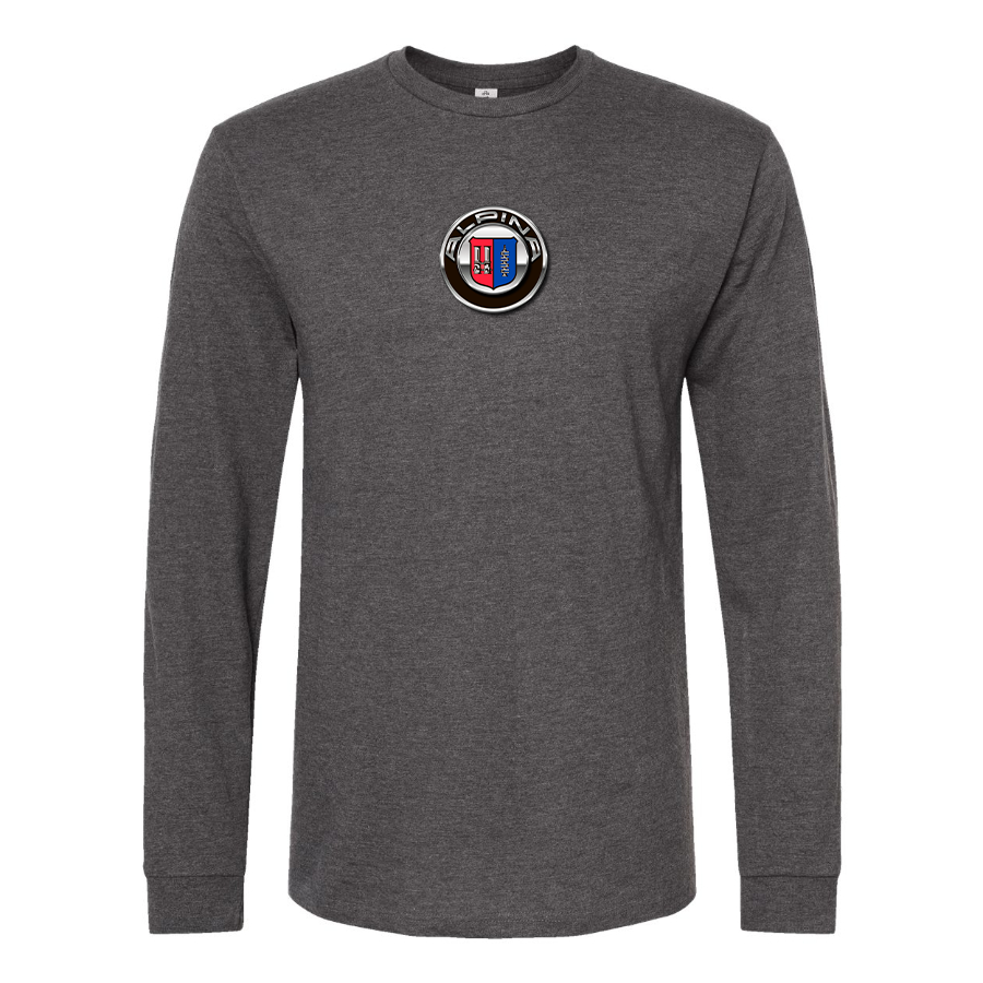 Men's Alpina Logo Cotton Long Sleeve T-Shirt