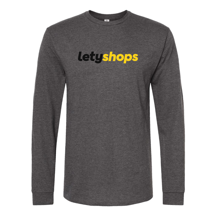 Men's LetyShops Logo Cotton Long Sleeve T-Shirt