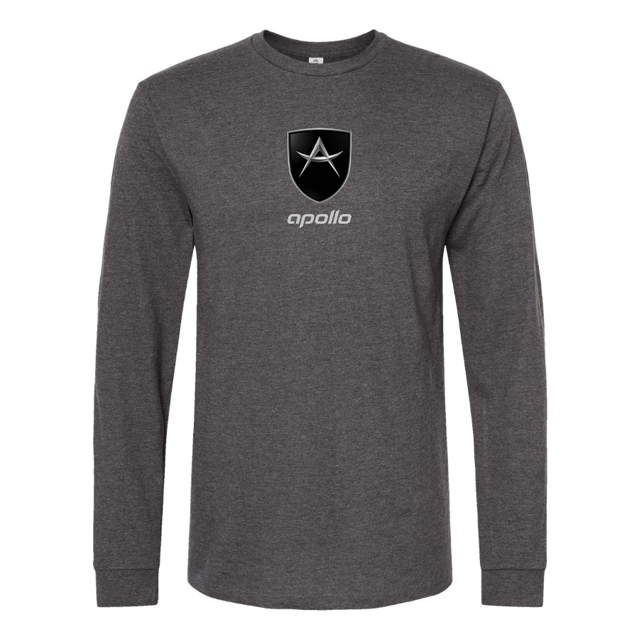 Men's Apollo Logo Cotton Long Sleeve T-Shirt