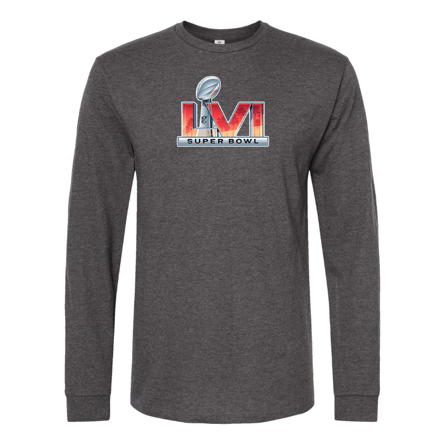 Men's Superbowl LVI Logo  Cotton Long Sleeve T-Shirt
