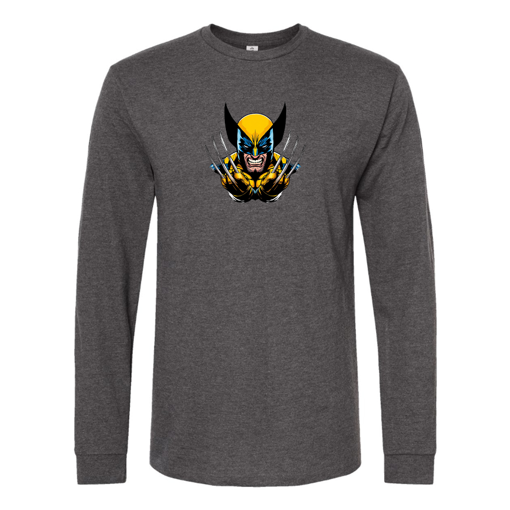 Men's Wolverine 2025 Art Cotton Long Sleeve T-Shirt