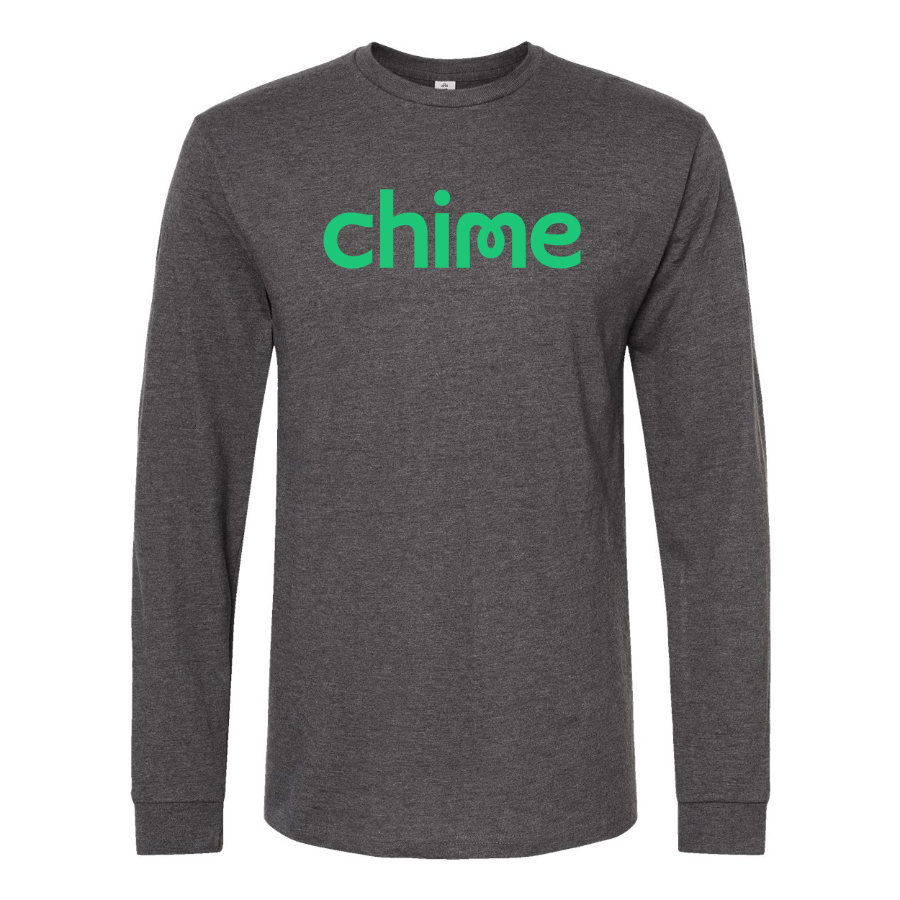 Men's Chime Logo Cotton Long Sleeve T-Shirt