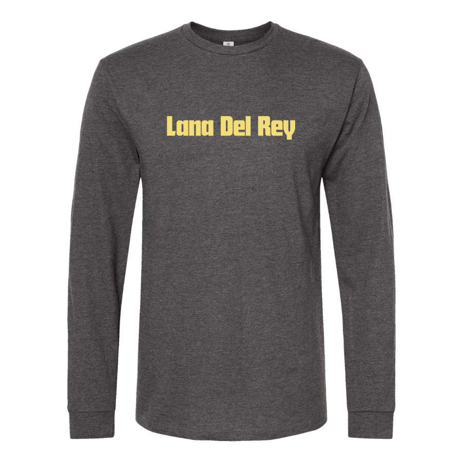 Men's Lana Del Rey Logo Cotton Long Sleeve T-Shirt