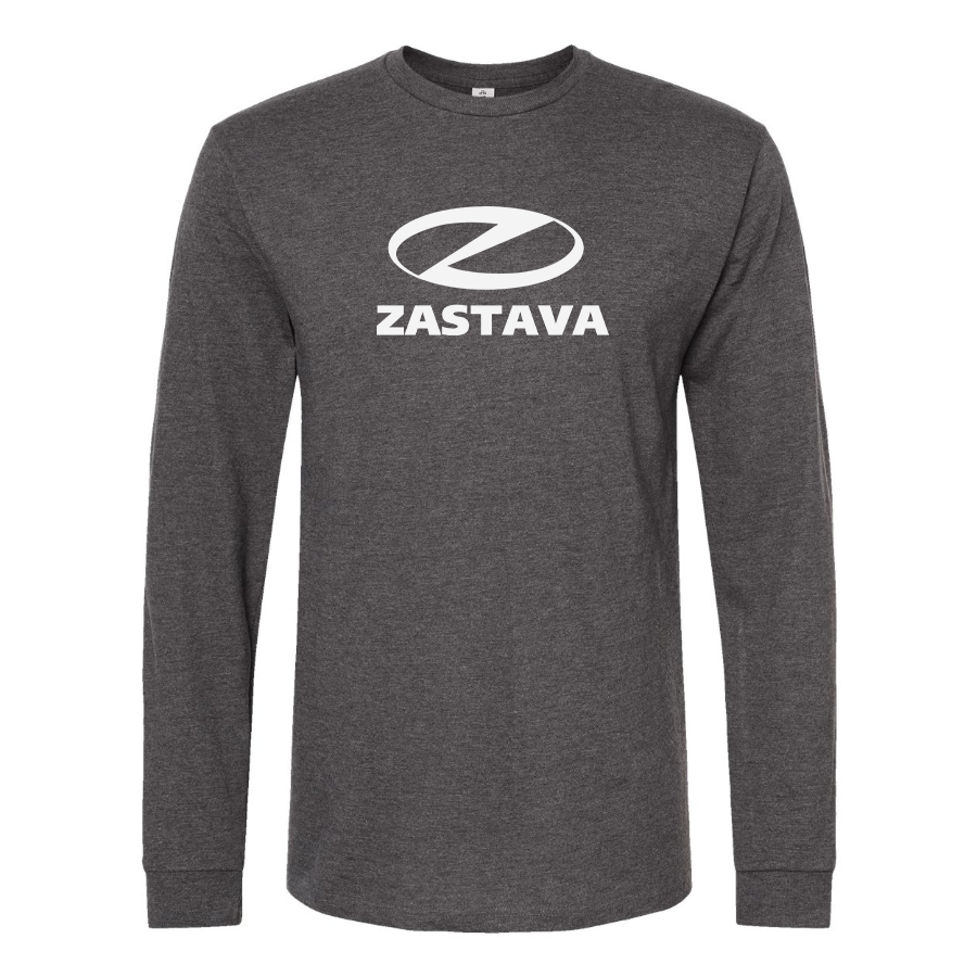 Men's Zastava Logo  Cotton Long Sleeve T-Shirt
