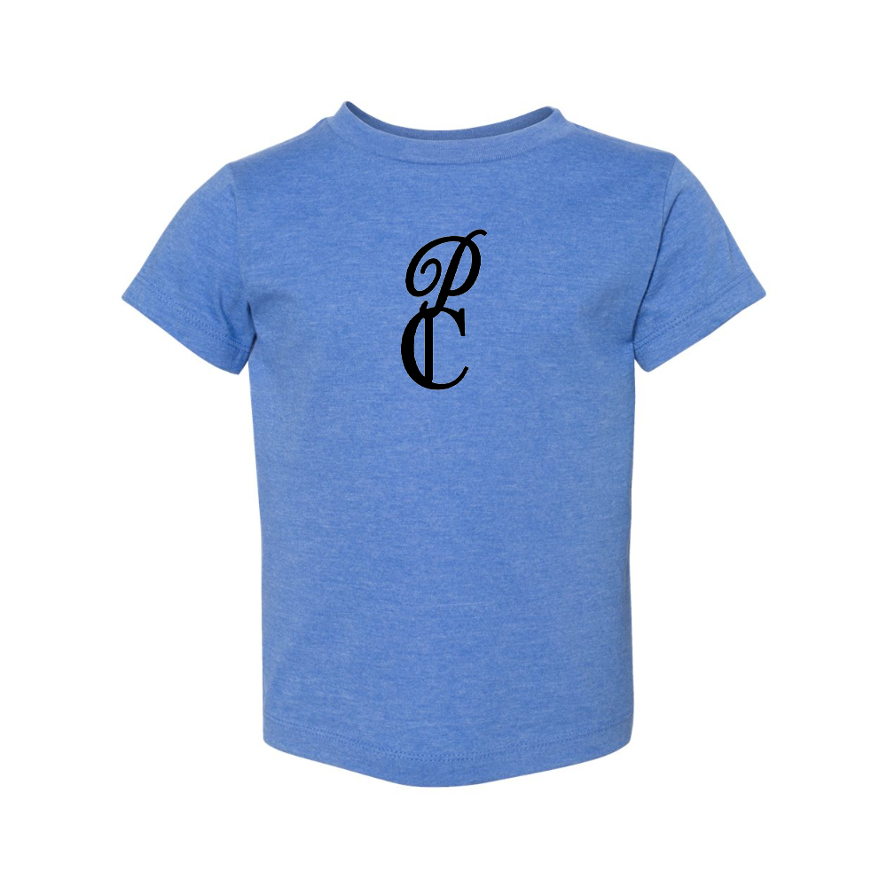 P & C Black BELLA  CANVAS Toddler Jersey Tee