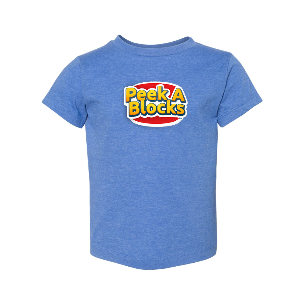 Peek A Blocks BELLA  CANVAS Toddler Jersey Tee