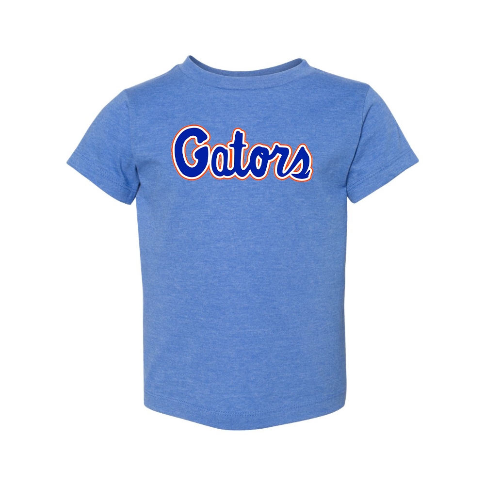 Florida Gators Script  BELLA  CANVAS Toddler Jersey Tee