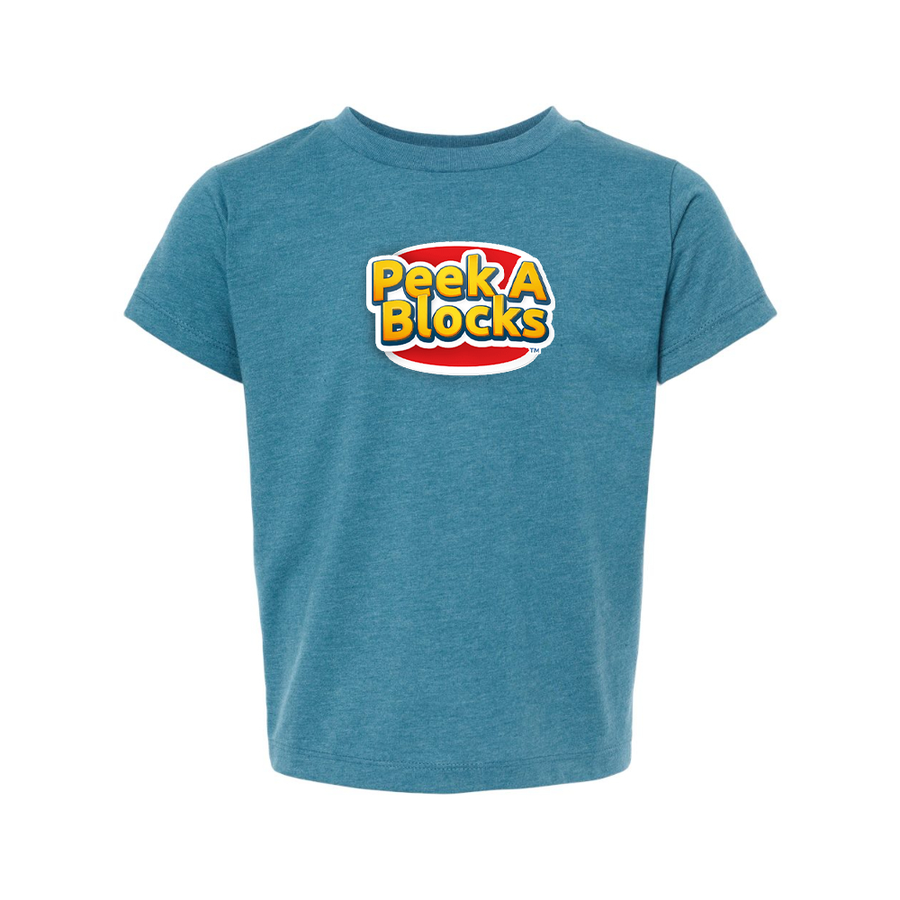 Peek A Blocks BELLA  CANVAS Toddler Jersey Tee