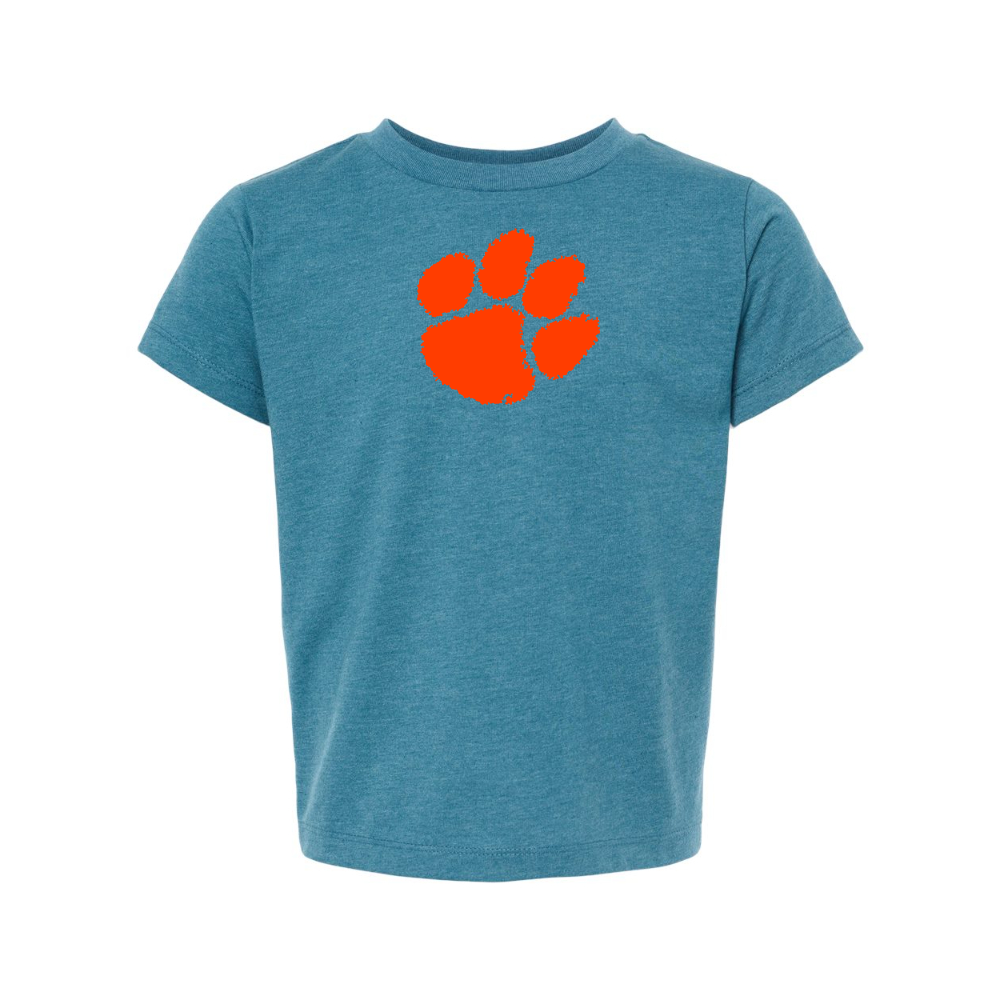Clemson Tigers BELLA  CANVAS Toddler Jersey Tee