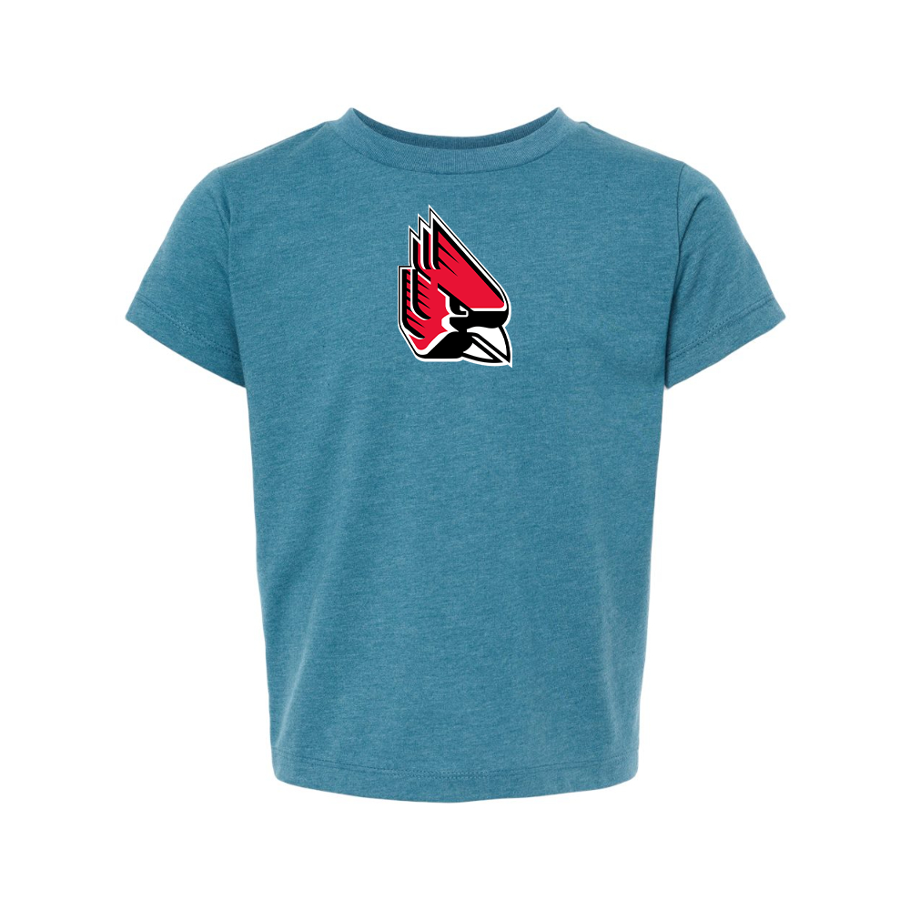 Ball State Cardinals BELLA  CANVAS Toddler Jersey Tee