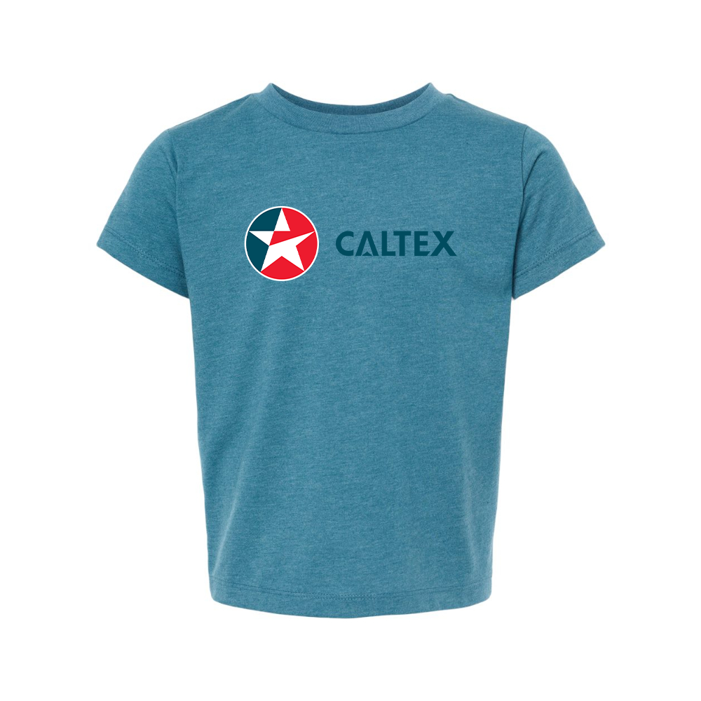 Caltex Gas Station BELLA  CANVAS Toddler Jersey Tee