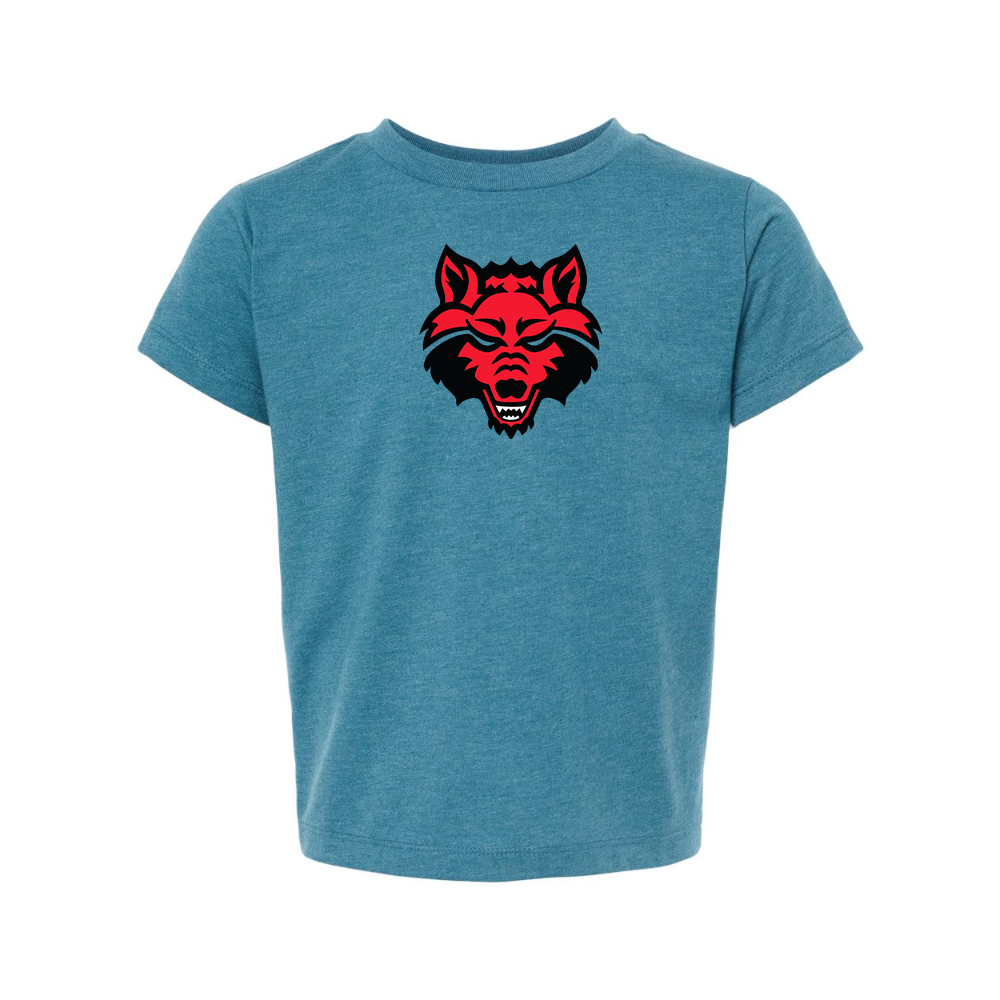 Arkansas State Red Wolves BELLA  CANVAS Toddler Jersey Tee