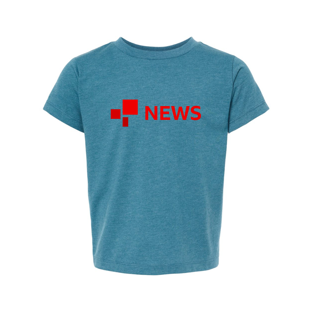 BBC News BELLA  CANVAS Toddler Jersey Tee