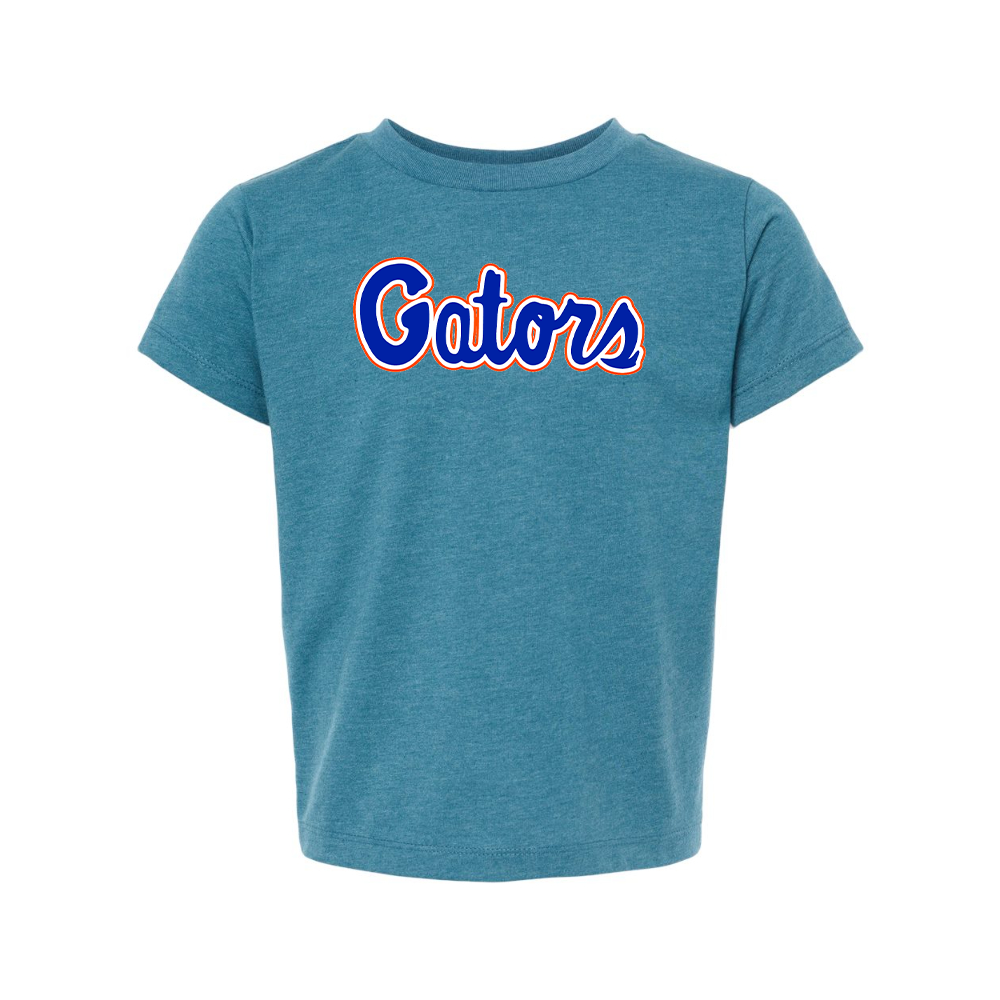 Florida Gators Script  BELLA  CANVAS Toddler Jersey Tee