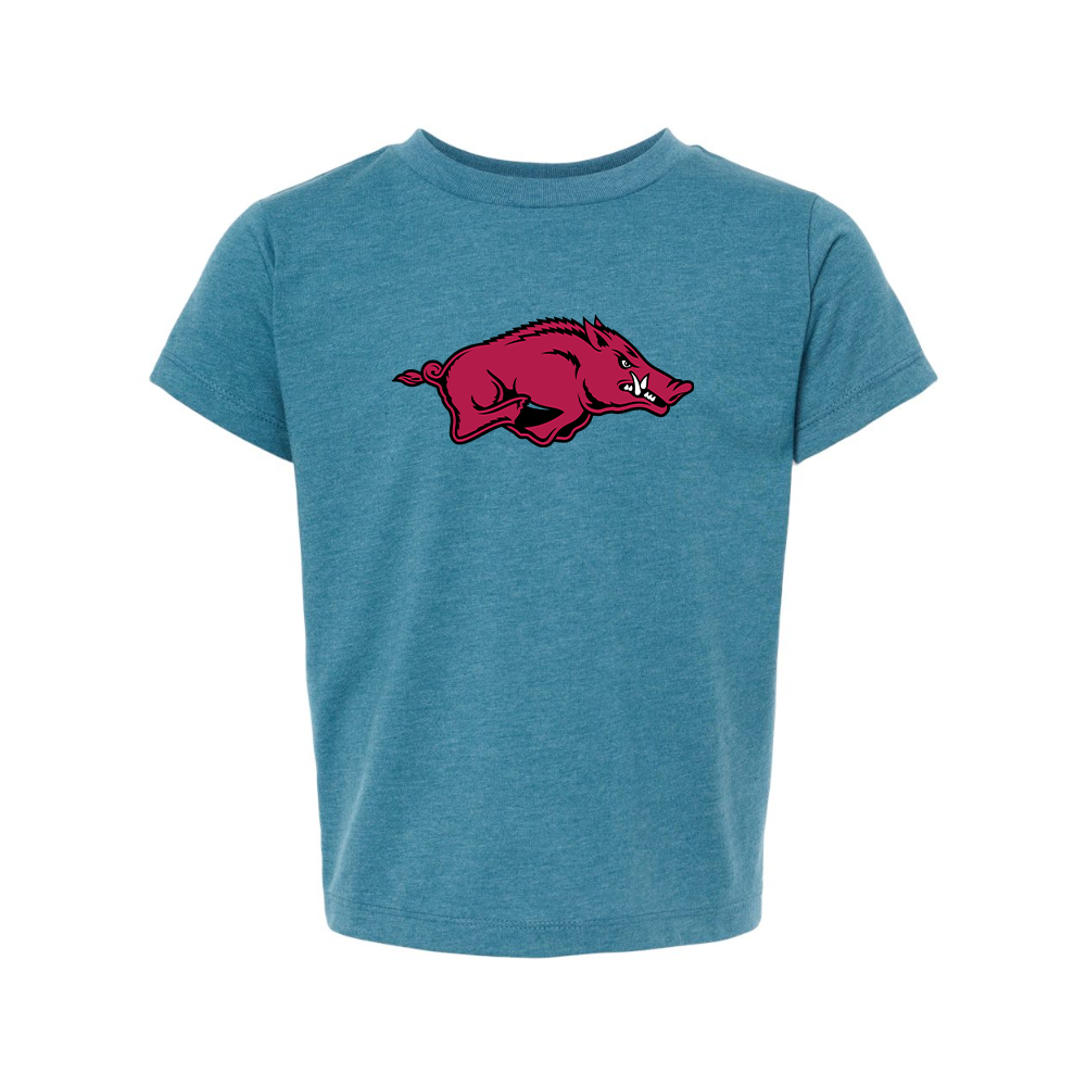 Arkansas Razorbacks BELLA  CANVAS Toddler Jersey Tee