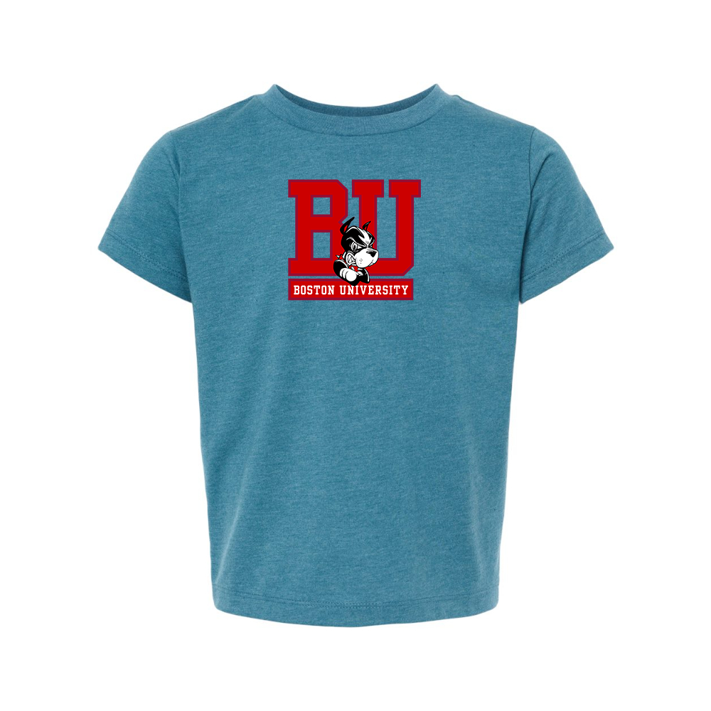 Boston University Terriers BELLA  CANVAS Toddler Jersey Tee