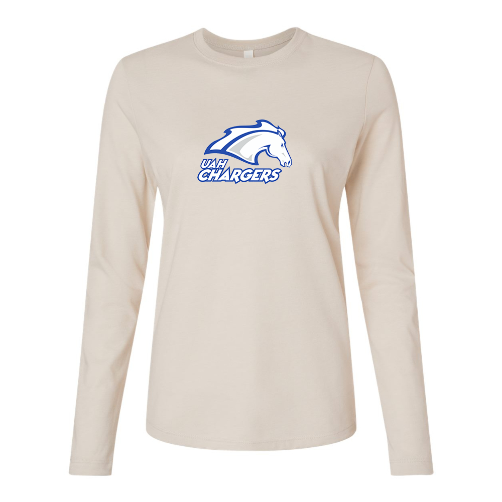BELLA CANVAS Women’s Alabama Huntsville Chargers Jersey Long Sleeve Tee