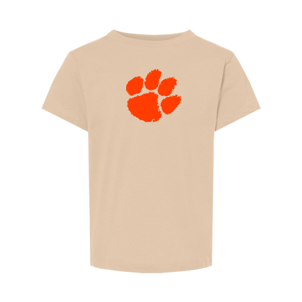Clemson Tigers BELLA  CANVAS Toddler Jersey Tee