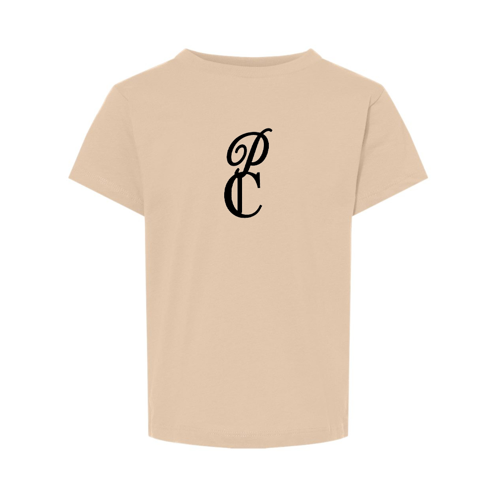 P & C Black BELLA  CANVAS Toddler Jersey Tee