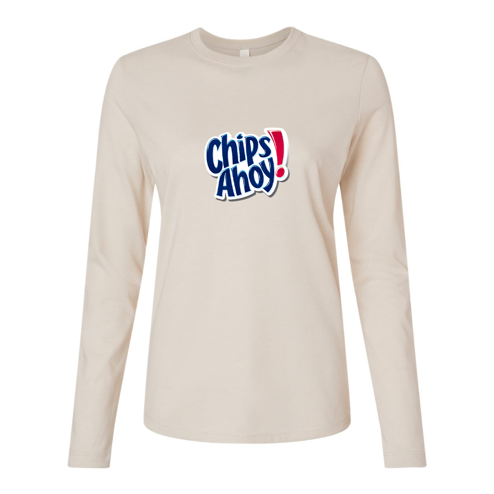 BELLA CANVAS  Chips Ahoy Jersey Long Sleeve Tee