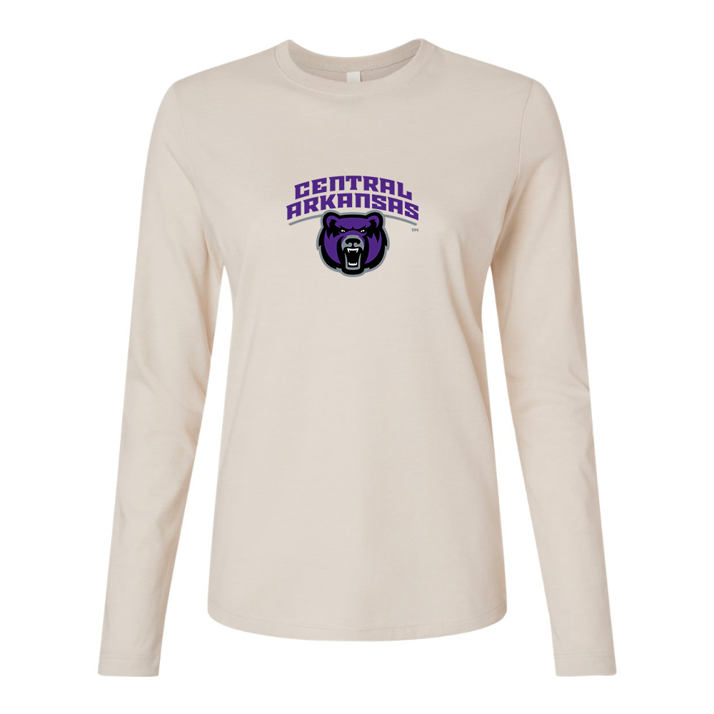 BELLA CANVAS Central Arkansas Bears   Jersey Long Sleeve Tee