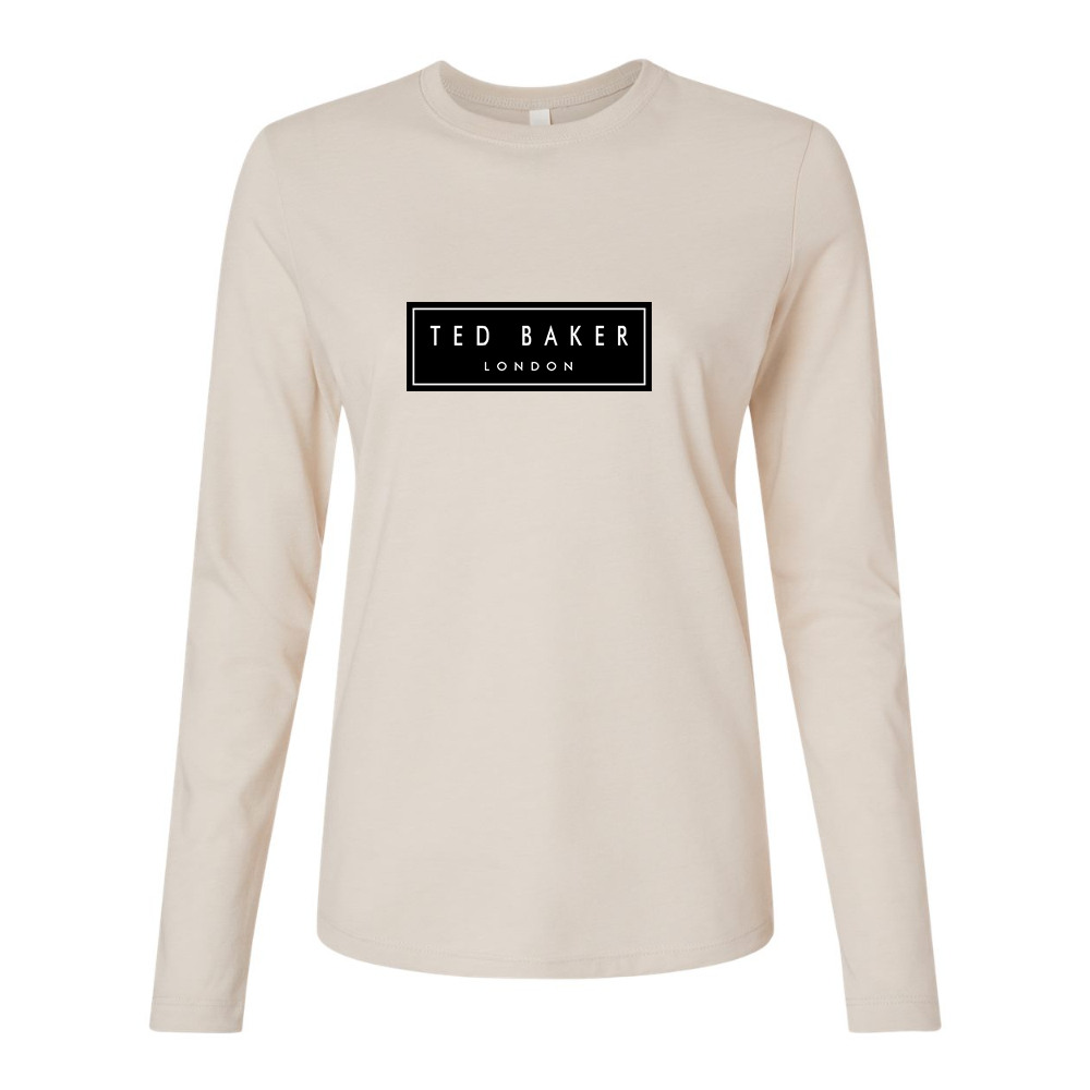 BELLA CANVAS Women’s  Ted Baker Jersey Long Sleeve Tee