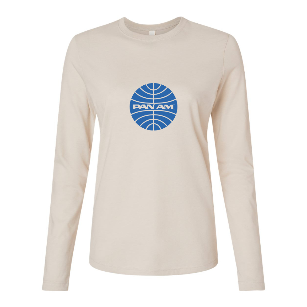 BELLA CANVAS Pan Am Jersey Long Sleeve Tee