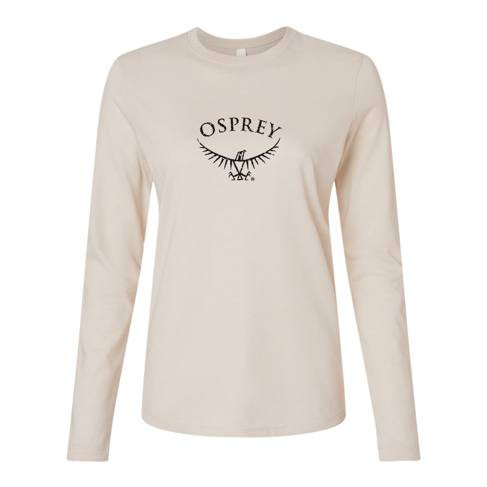 BELLA CANVAS Osprey Black  Jersey Long Sleeve Tee