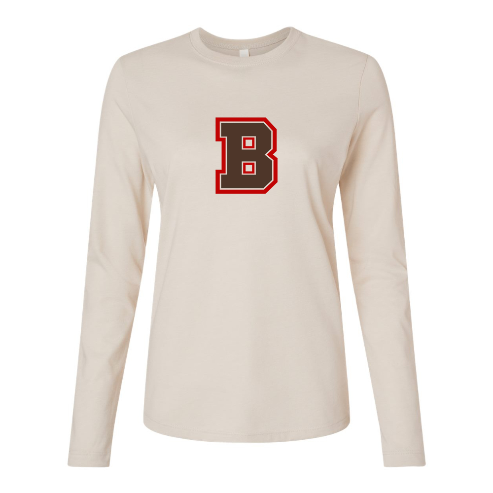 BELLA CANVAS Brown Bears Jersey Long Sleeve Tee