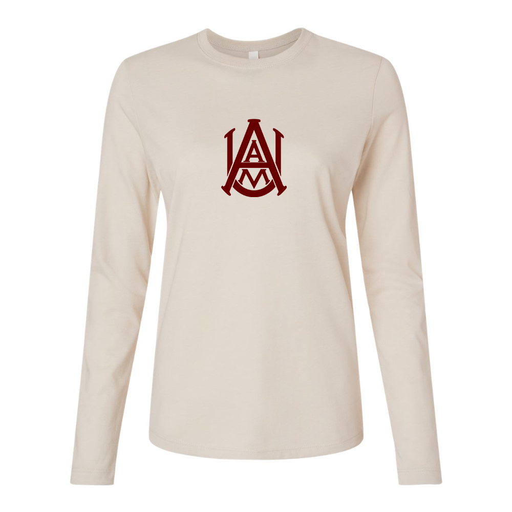BELLA CANVAS Women’s Alabama AM Bulldogs  Jersey Long Sleeve Tee