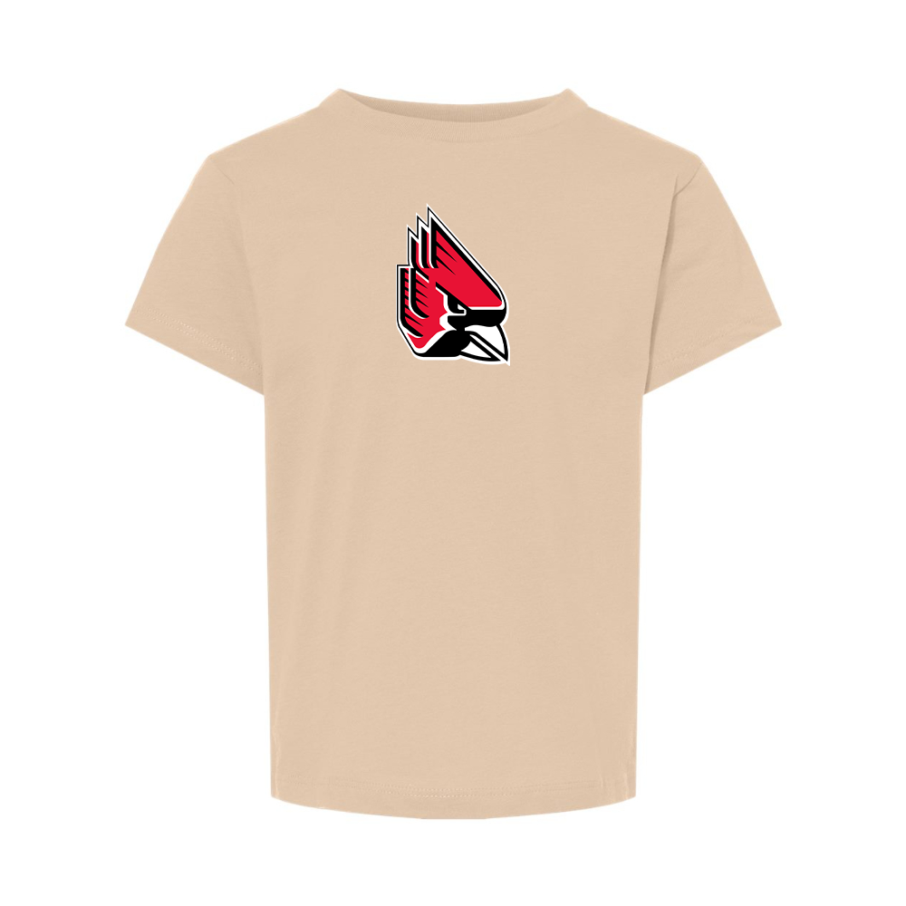 Ball State Cardinals BELLA  CANVAS Toddler Jersey Tee