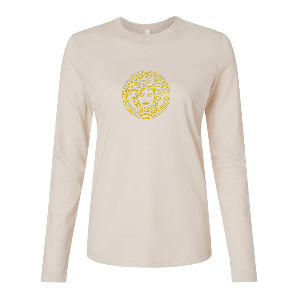 BELLA CANVAS Women’s Versace Thumbnail Jersey Long Sleeve Tee