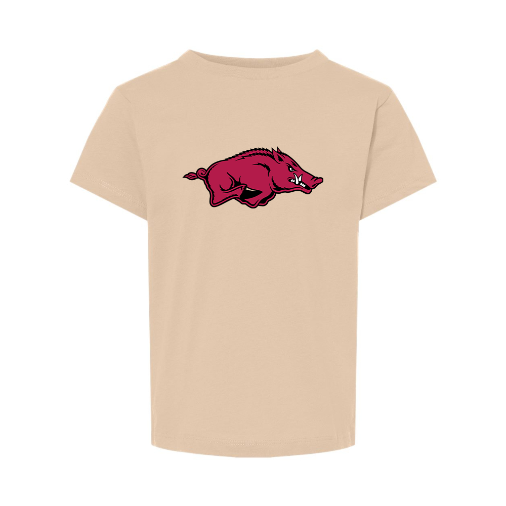 Arkansas Razorbacks BELLA  CANVAS Toddler Jersey Tee